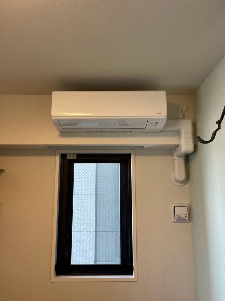 中野電設の家庭用エアコン施工例