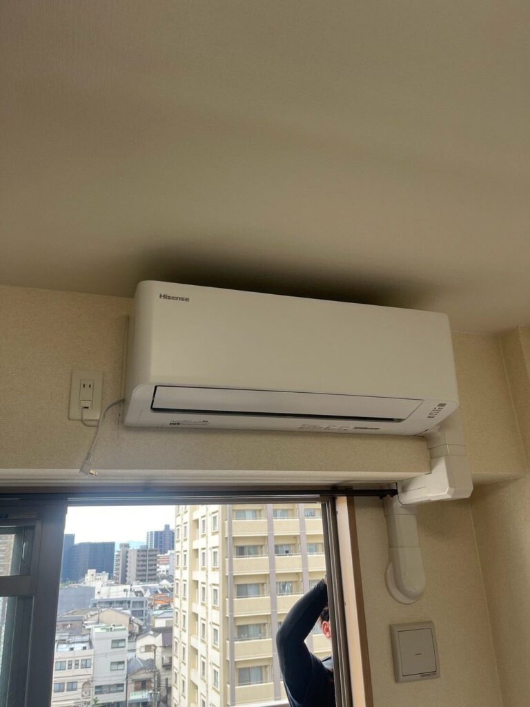 中野電設の家庭用エアコン施工例