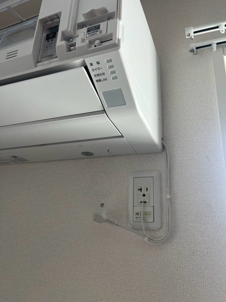 中野電設の家庭用エアコン施工例