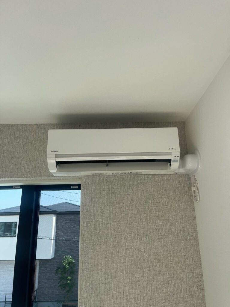 中野電設の家庭用エアコン施工例