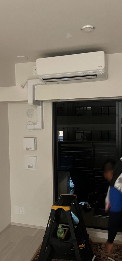 中野電設の家庭用エアコン施工例