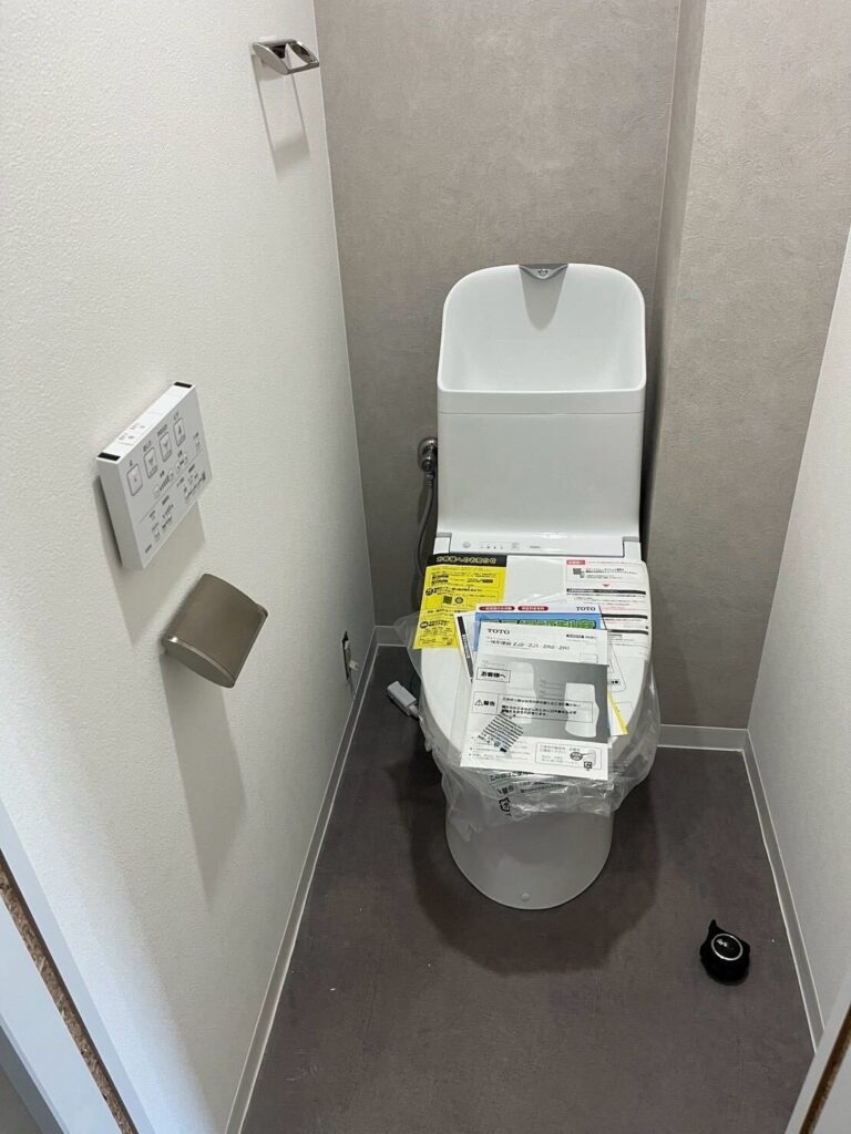 中野電設のトイレ設備施工例