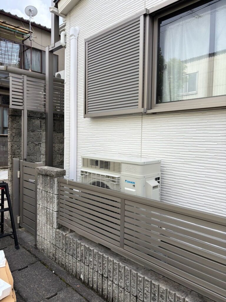 中野電設の家庭用エアコン施工例